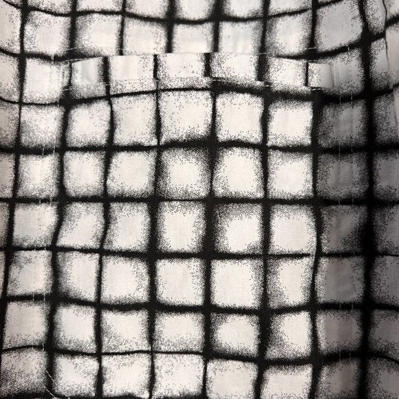 Sean John Mens Linen Blend Plaid Short Sleeve Shirt NWT - Picture 2 of 9